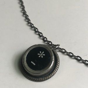 Vintage Typewriter Key Necklace